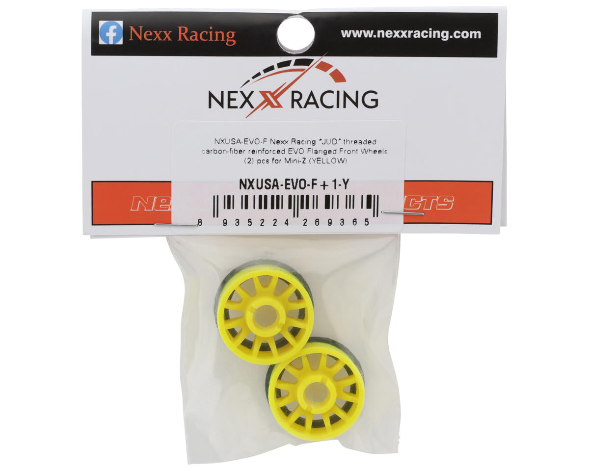 NEXX Racing Mini-Z RWD "JUD" EVO Front Threaded Side-Wall Carbon Fiber Rims
