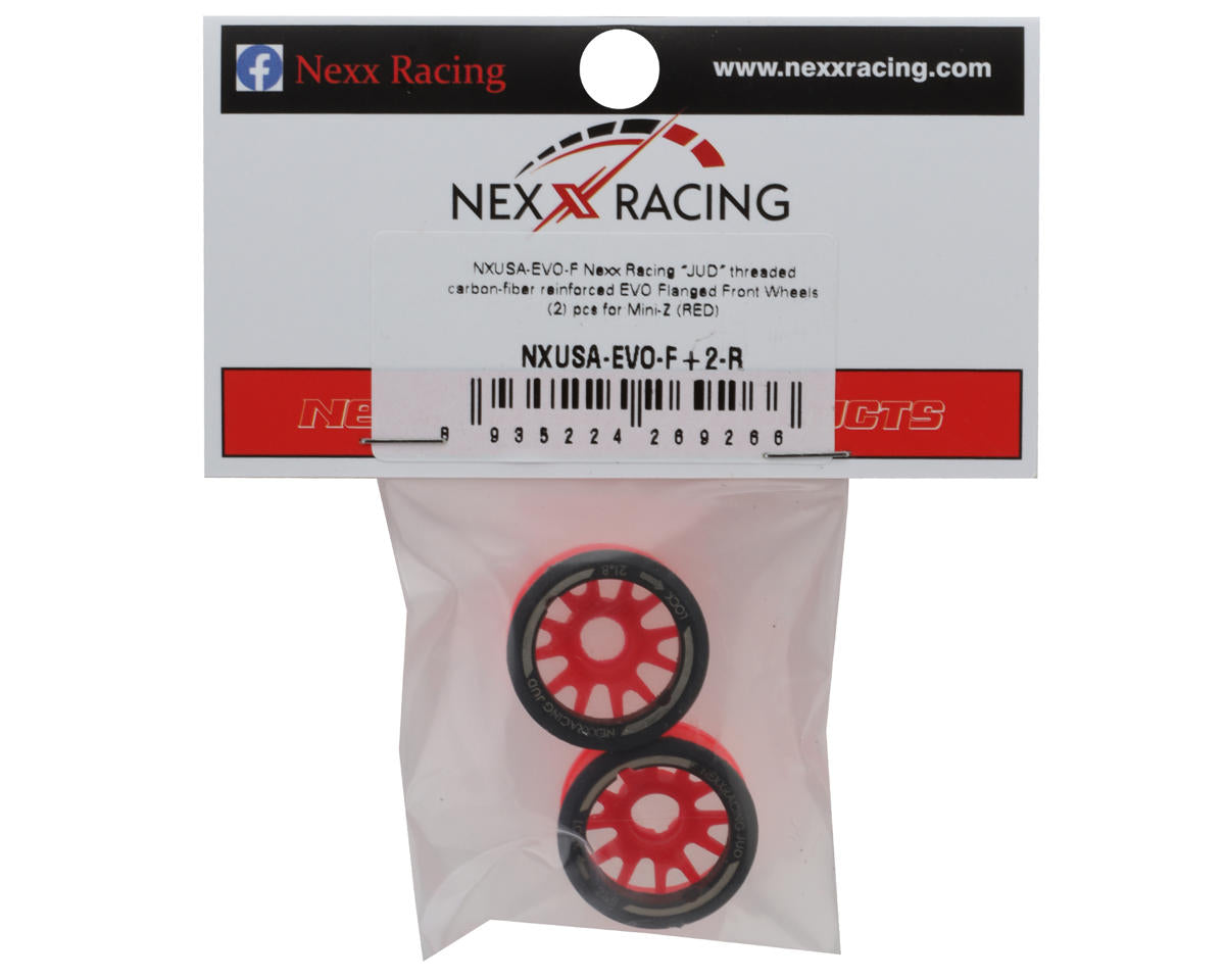 NEXX Racing Mini-Z RWD "JUD" EVO Front Threaded Side-Wall Carbon Fiber Rims