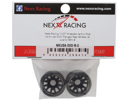 NEXX Racing Mini-Z "JUD" EVO Rear Threaded Side-Wall RWD Carbon-Fiber Rims