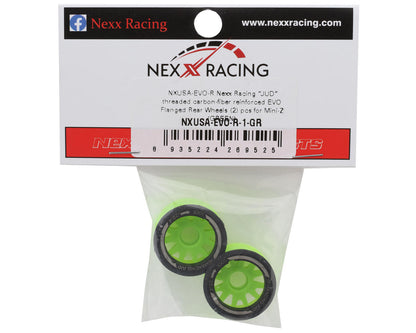 NEXX Racing Mini-Z RWD "JUD" EVO Rear Threaded Side-Wall Carbon Fiber Rims