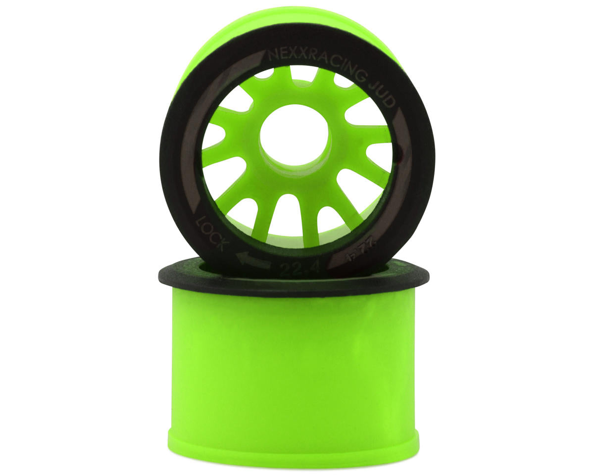 NEXX Racing Mini-Z RWD"JUD" EVO Rear Threaded Side-Wall Carbon Fiber Rims