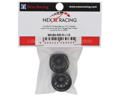 NEXX Racing Mini-Z RWD "JUD" EVO Rear Threaded Side-Wall Carbon Fiber Rims