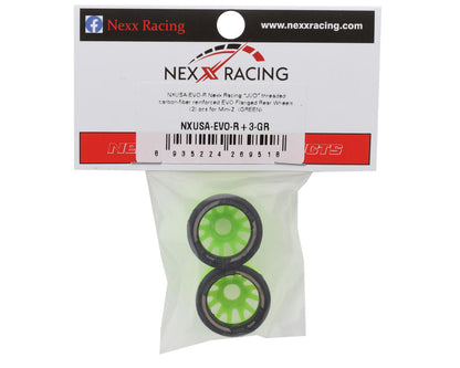NEXX Racing Mini-Z RWD "JUD" EVO Rear Threaded Side-Wall Carbon Fiber Rims