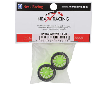 NEXX Racing Mini-Z AWD "JUD" EVO Front Threaded Side-Wall Carbon Fiber Rims