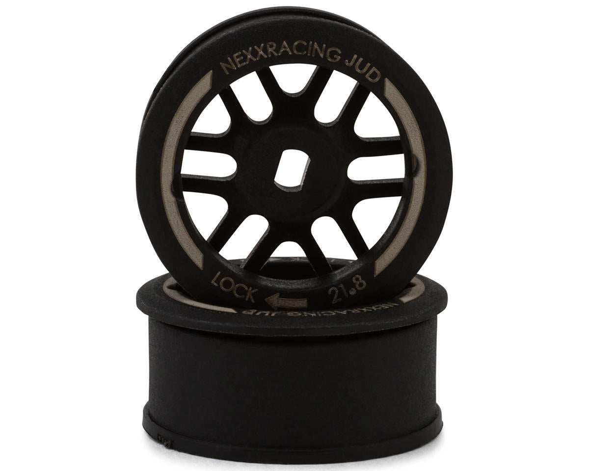 NEXX Racing Mini-Z "JUD" EVO Front Threaded Side-Wall AWD Carbon-Fiber Rims