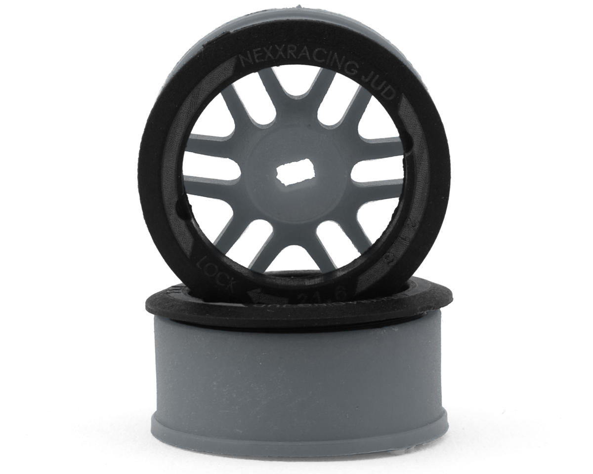 NEXX Racing Mini-Z AWD "JUD" EVO Front Threaded Side-Wall Carbon Fiber Rims