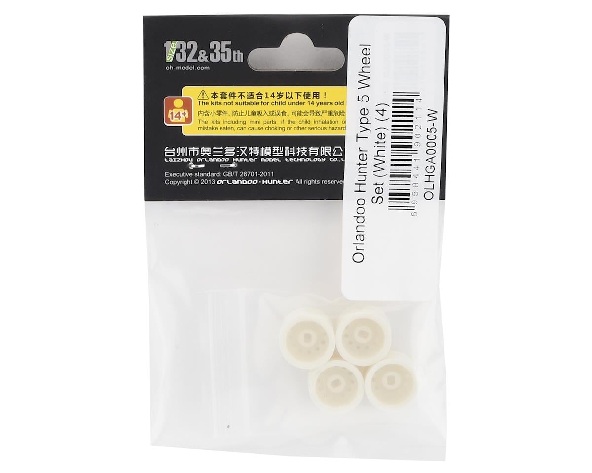 Orlandoo Hunter Type 5 Wheel Set (White) (4)