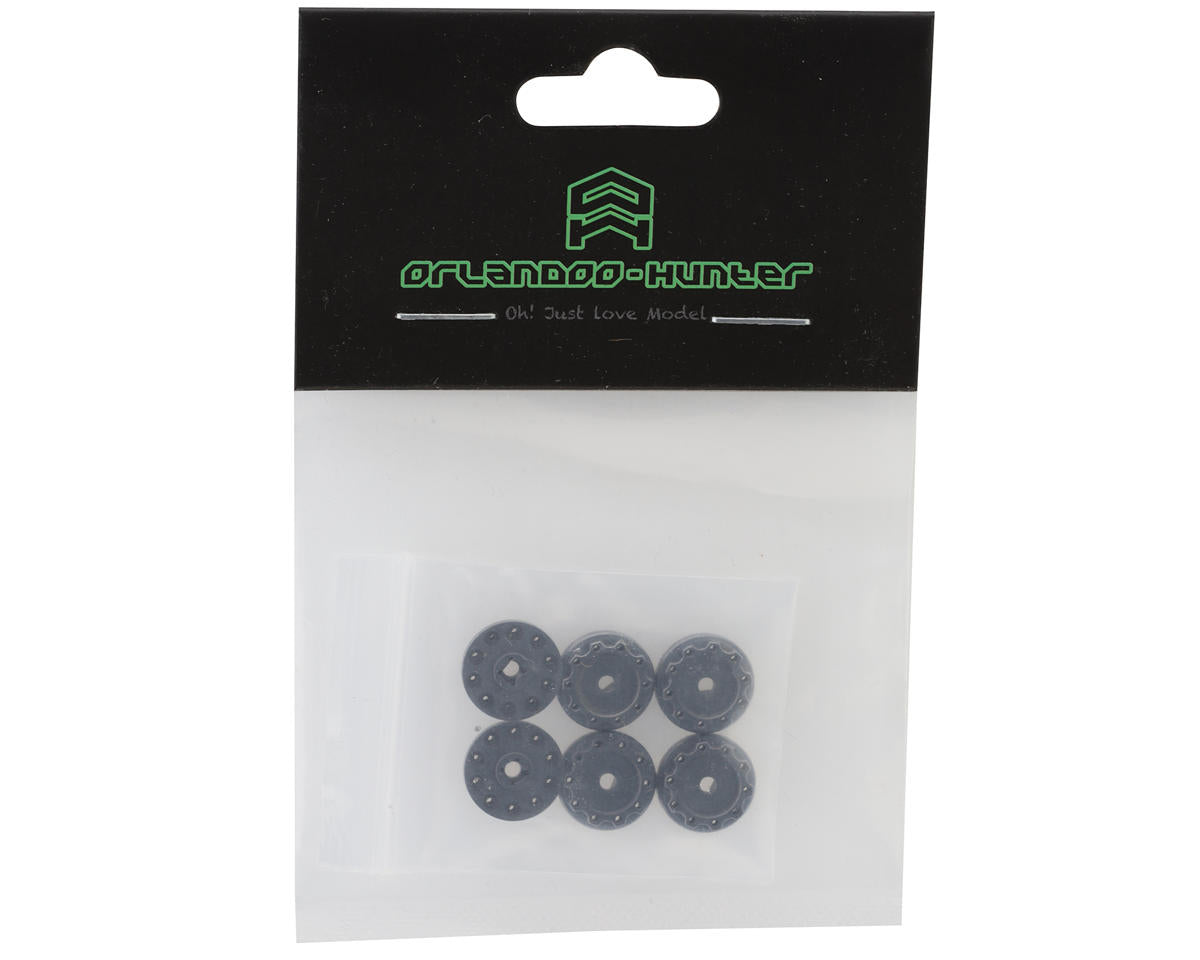 Orlandoo Hunter OH32T01 6x4 Scania Wheel Hub Hexes (Black) (6)