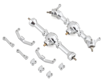 Orlandoo Hunter 60mm Metal Front & Rear Axle Set (Silver) (Custom)