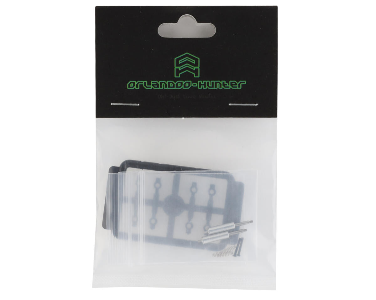 Orlandoo Hunter OH32M02 Alloy Front Internal Spring Shock Absorbers (Silver) (2)