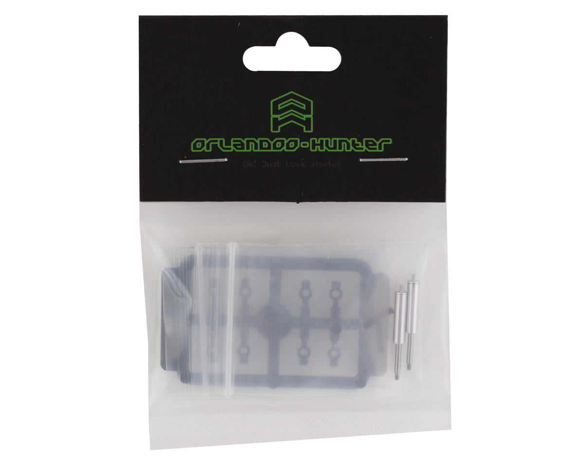 Orlandoo Hunter OH32X02 Alloy Front Internal Spring Shock Absorbers (Silver) (2)