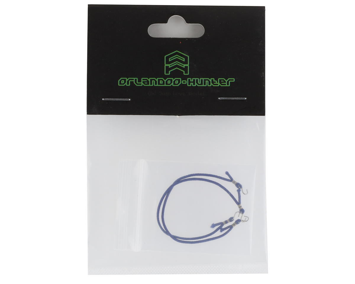 Orlandoo Hunter Micro Bungee Cord Hook (Blue) (110mm)