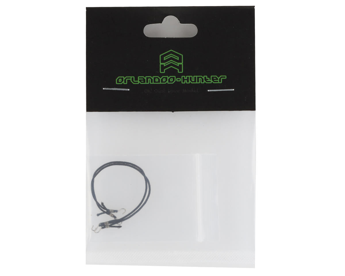 Orlandoo Hunter Micro Bungee Cord Hook (Black) (110mm)