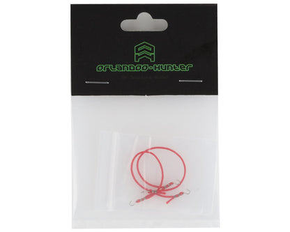 Orlandoo Hunter Micro Bungee Cord Hook (Red) (110mm)