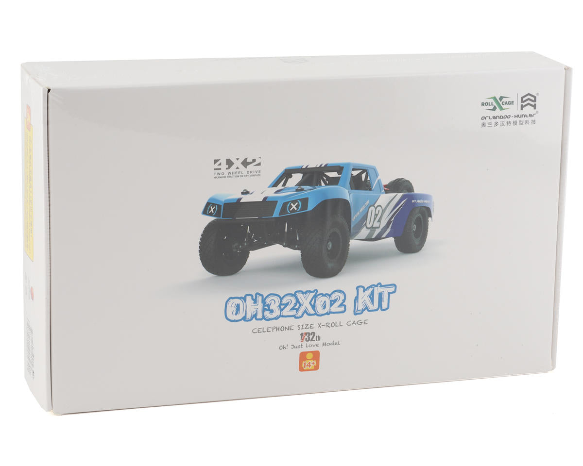 Orlandoo Hunter OH32X02 1/32 Micro 4x2 Trophy Truck Kit (Clear)