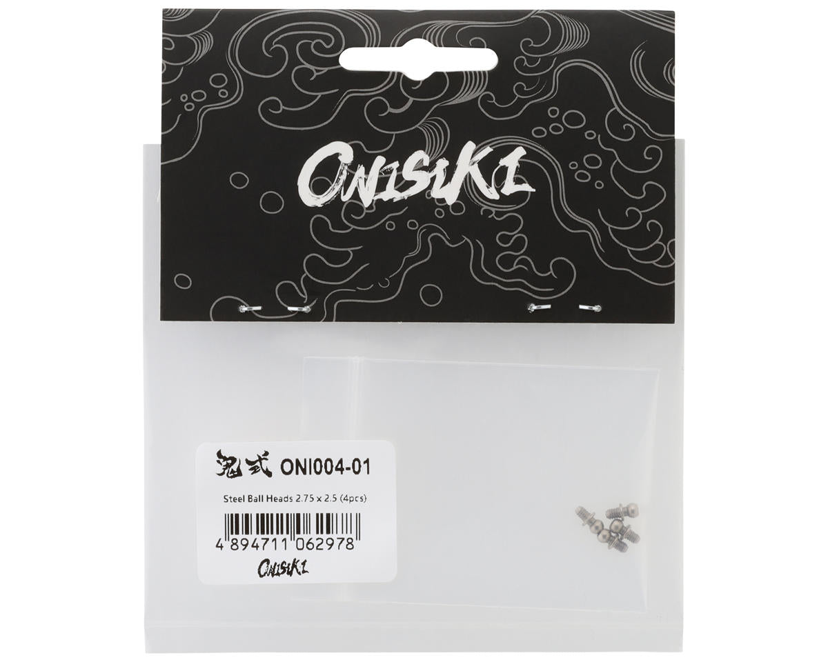 Onisiki 2.75x2.5mm Steel Ball Heads (4)
