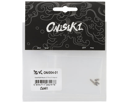 Onisiki 2.75x2.5mm Steel Ball Heads (4)