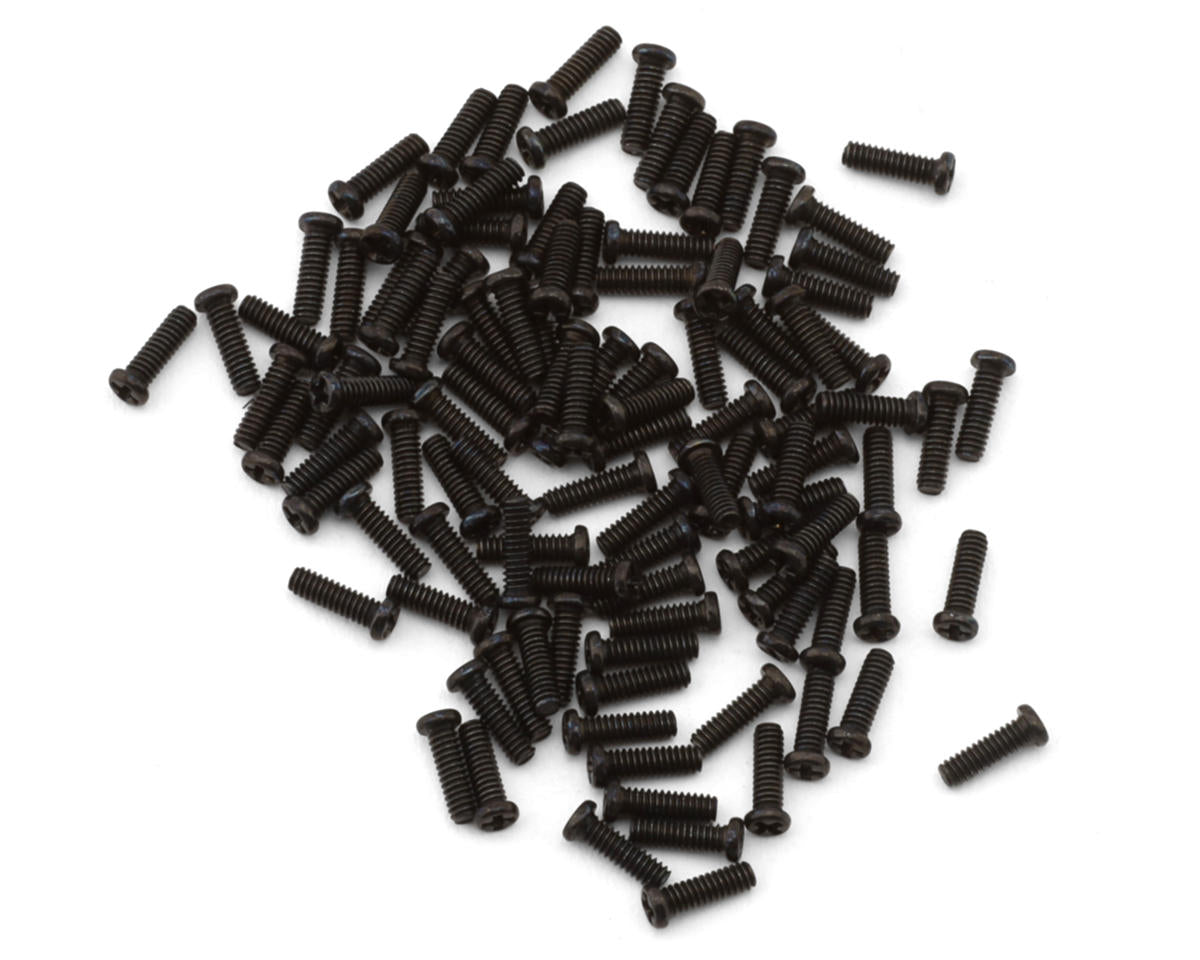 Pandora RC 1/10 Scale Overfender Screw Set (Black) (1.2x4mm)