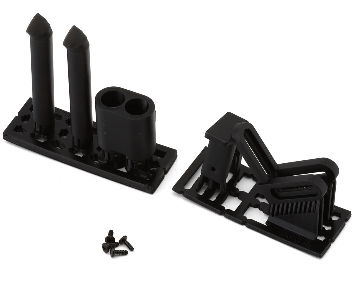 Pandora RC 1/10 Scale Dual Exit Exhaust Tip (Miniature Scale Drift Accessory)