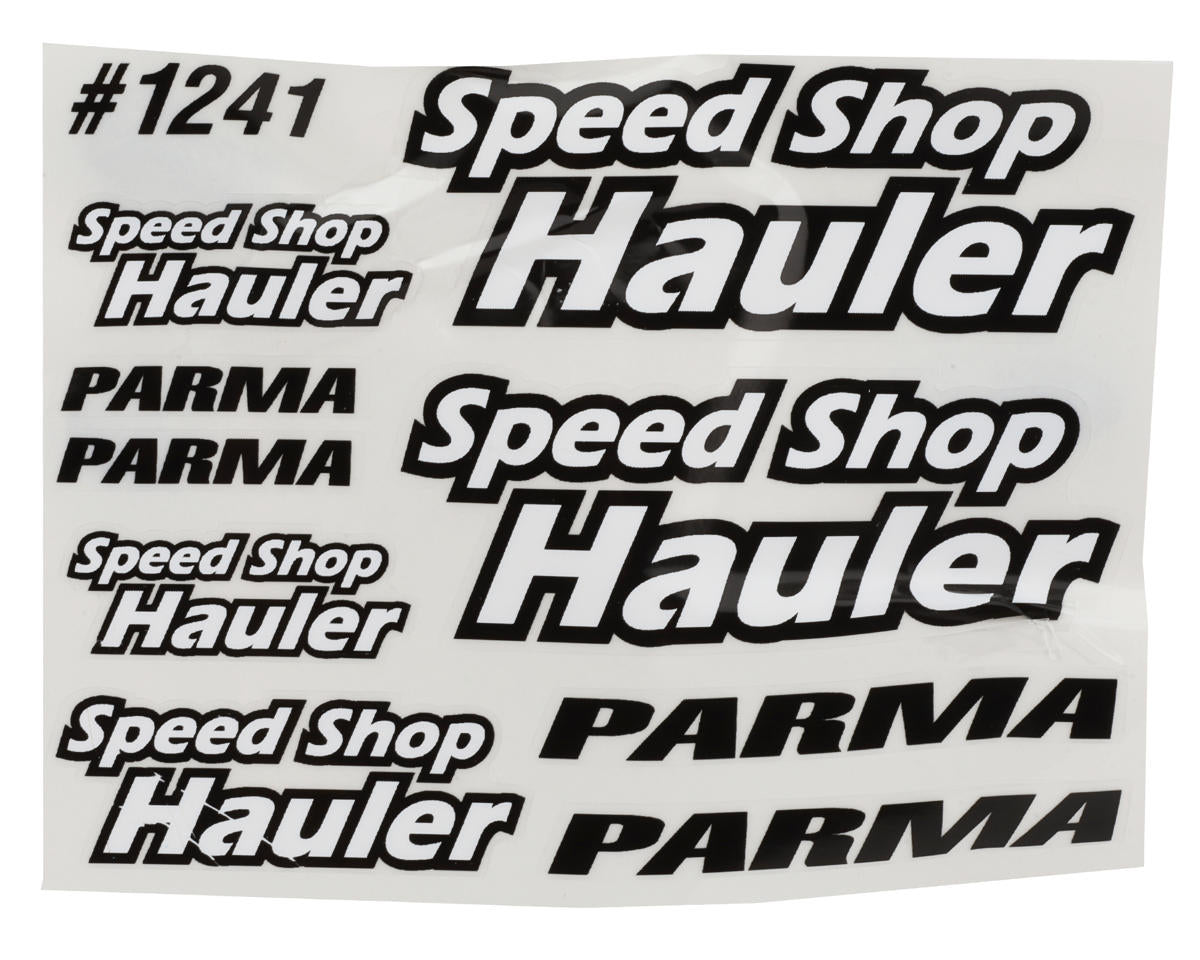 Parma PSE 1/10 Speed Shop Hauler Short Course Body (Clear)