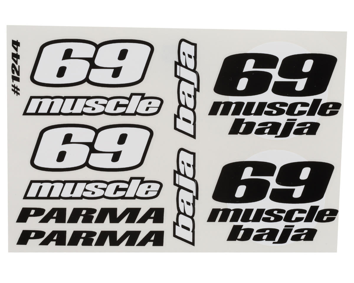 Parma PSE 1/10 '69 Muscle Baja Short Course Body (Clear)