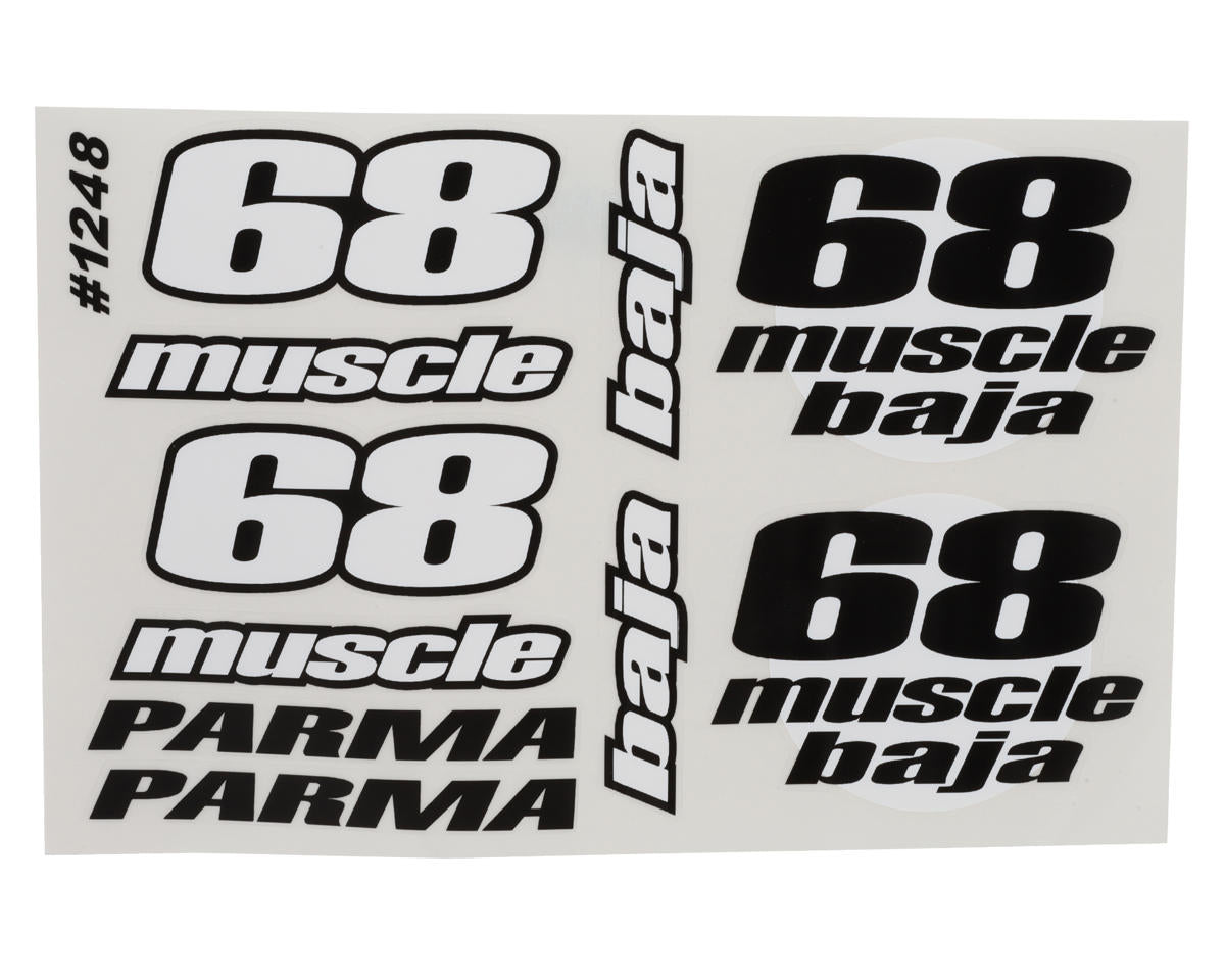 Parma PSE 1/10 '68 Muscle Baja Short Course Body (Clear)