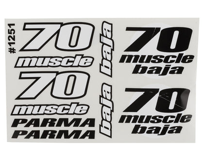 Parma PSE 1/10 '70 Muscle Baja Short Course Body (Clear)