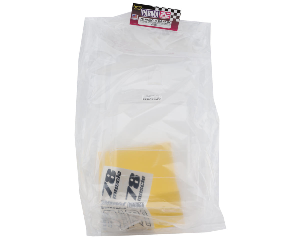 Parma PSE 1/10 '78 Muscle Baja Short Course Body (Clear)