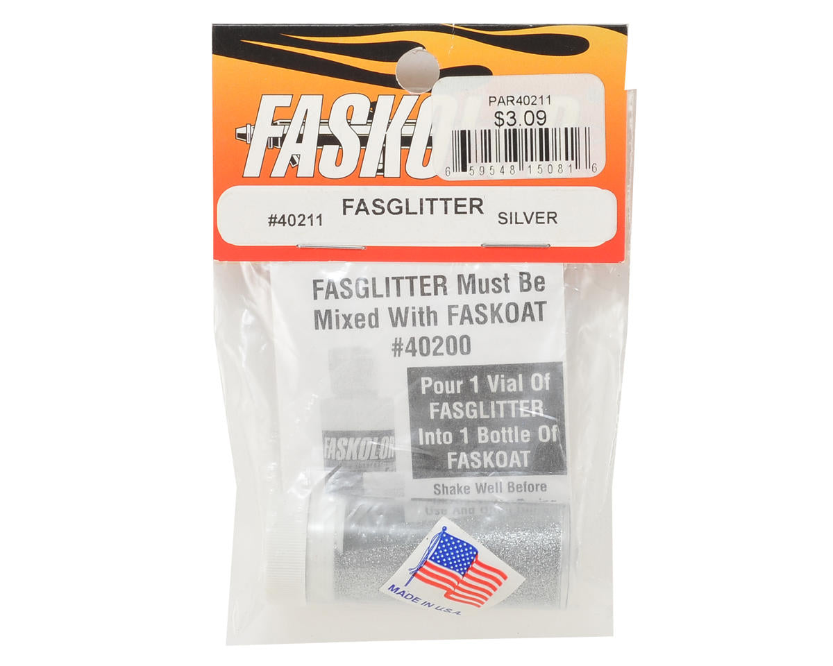Parma PSE Fasglitter Metal-Flake Airbrush Glitter (Silver) (5.5g)