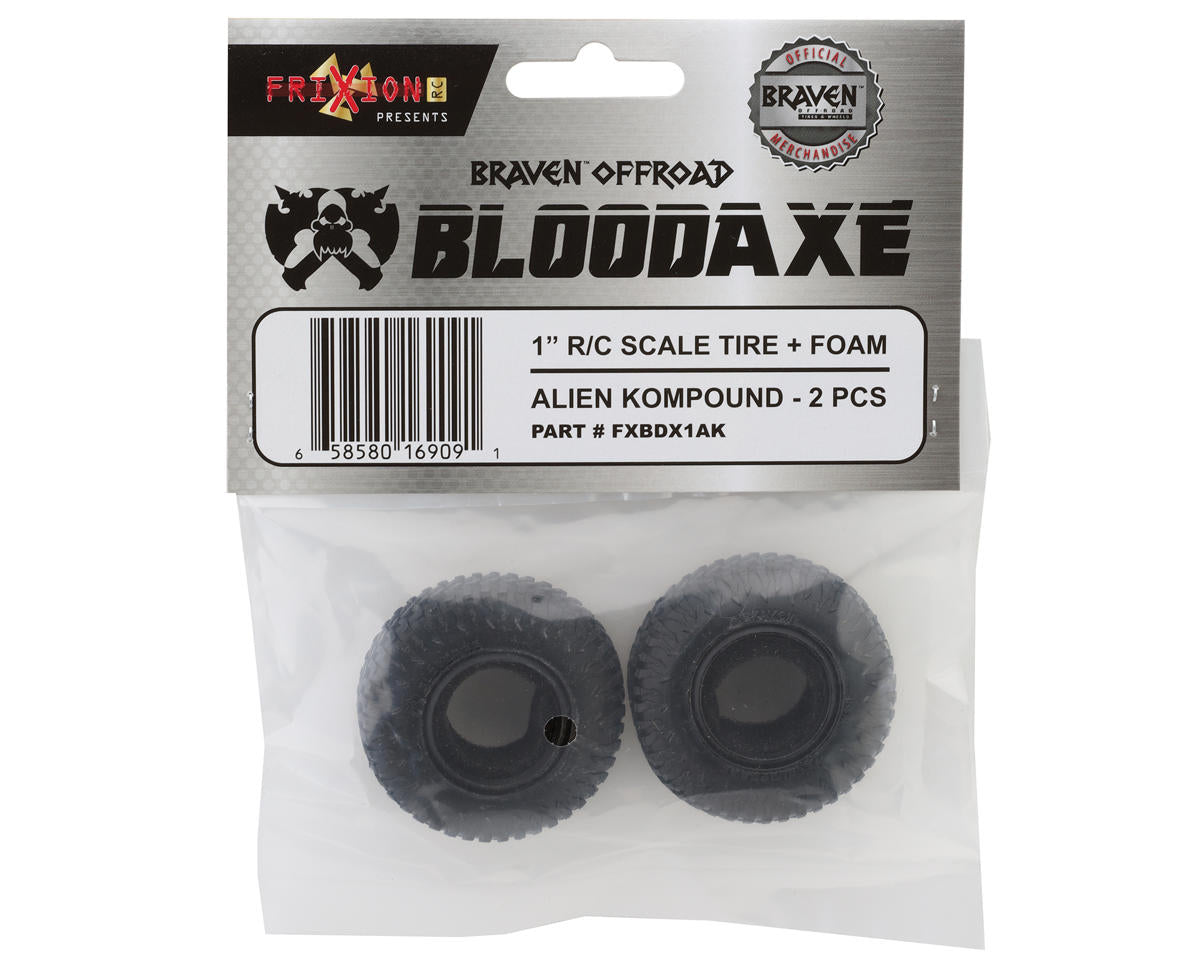 Pit Bull Tires 1.0" Braven BloodAxe Micro Crawler Tires (2) (Alien)