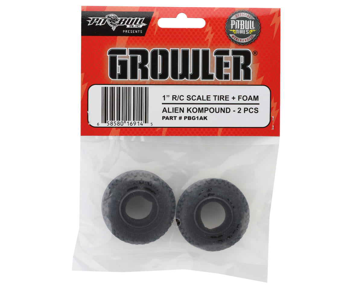 Pit Bull Tires 1.0" Growler Micro Crawler Tires (2) (Alien)