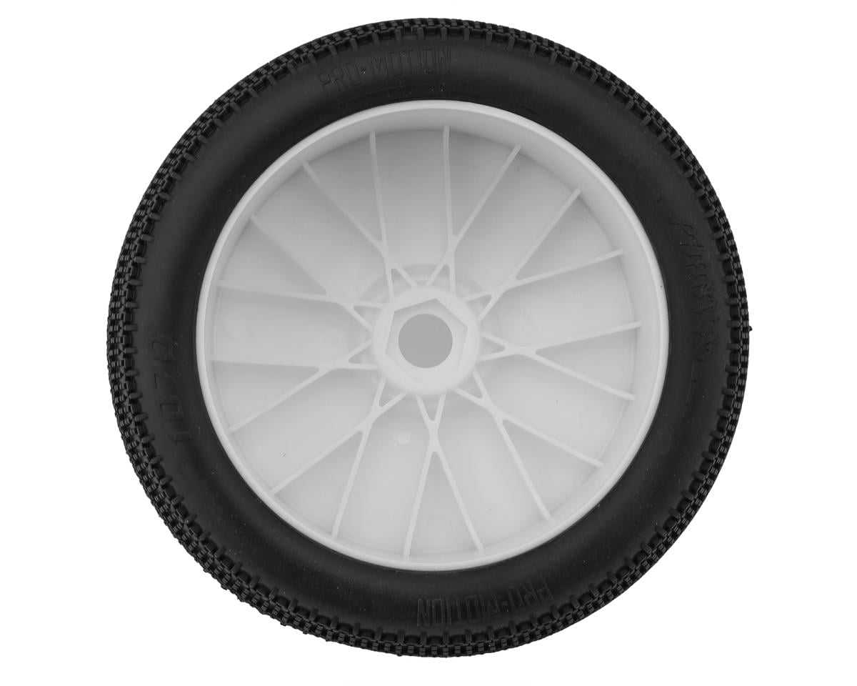 Pro-Motion Phantom Pre-Mounted 1/8 Truggy Tires (White) (2) (Clay)