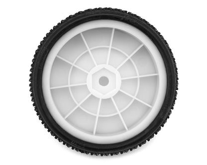Pro-Motion Viper 2.2" 2WD Front LP Carpet 1/10 Pre-Mounted Buggy Tires (White)