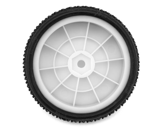Pro-Motion Viper 2.2" 2WD Front LP Carpet 1/10 Pre-Mounted Buggy Tires (White)