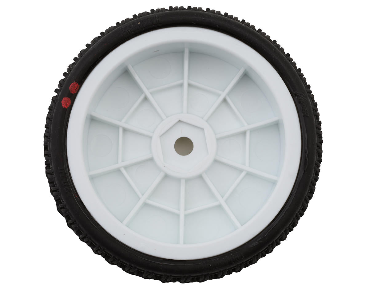 Pro-Motion Viper 2.2" 2WD Front LP Carpet 1/10 Pre-Mounted Buggy Tires (White)