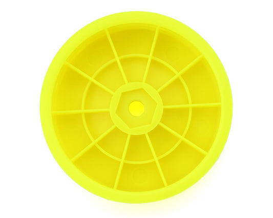 Pro-Motion 2.2" 2WD Front Slim Carpet Buggy Wheels (Yellow) (4)