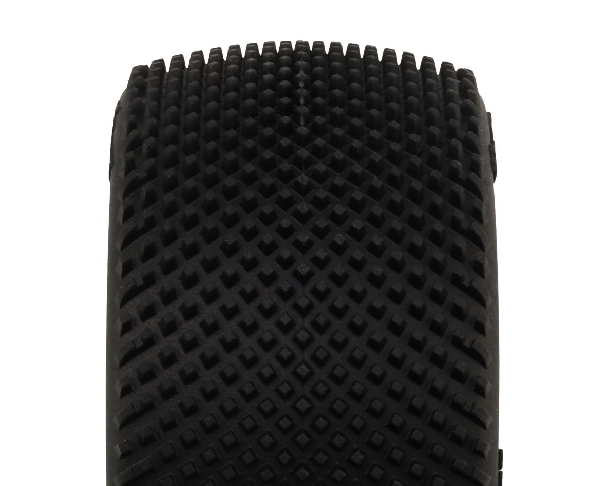 Pro-Motion Checkmate LP 2.2" Pre-Mounted Rear Buggy Carpet Tires (White) (2)