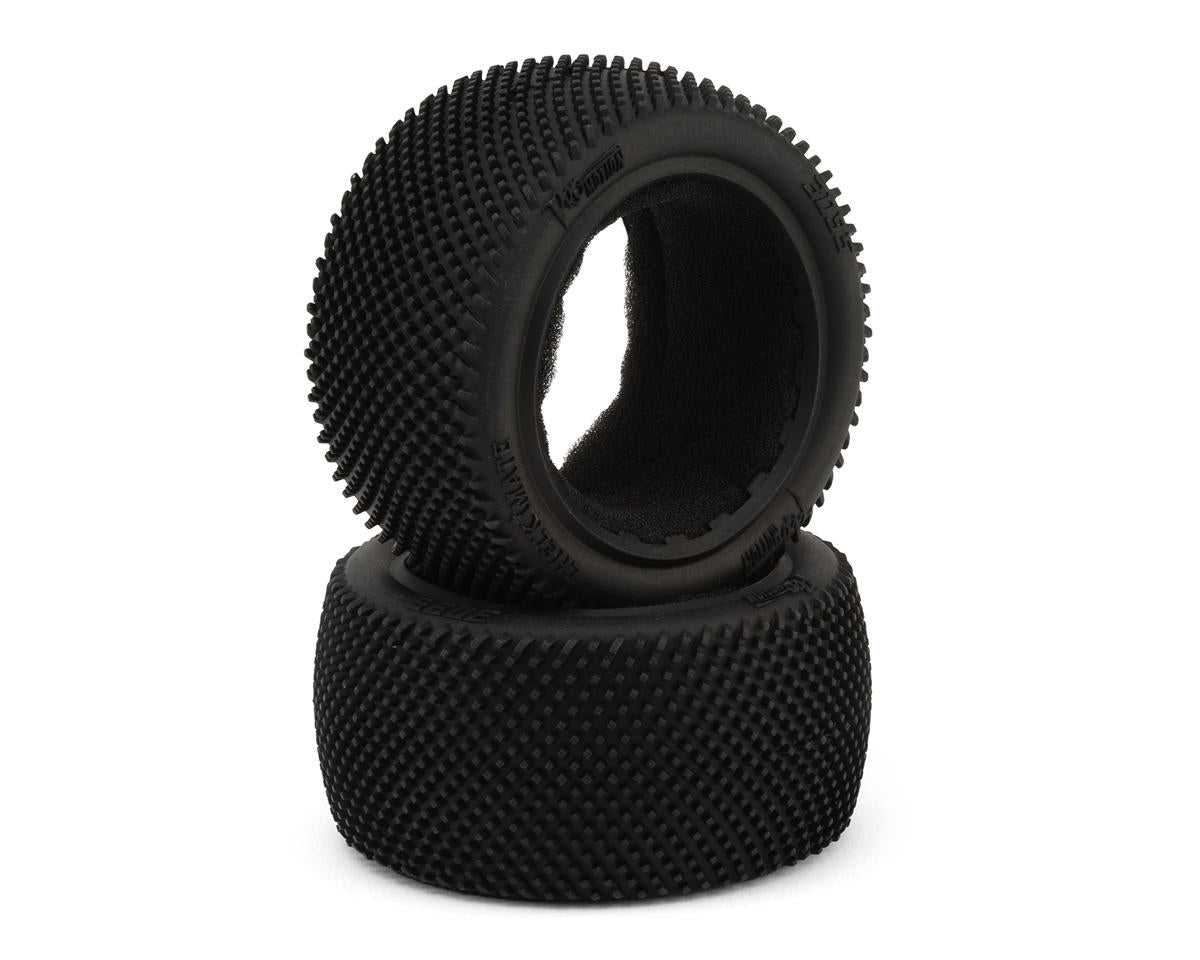 Pro-Motion Checkmate LP 2.2" Rear Buggy Carpet Tires (2) (C3 Green/Medium)