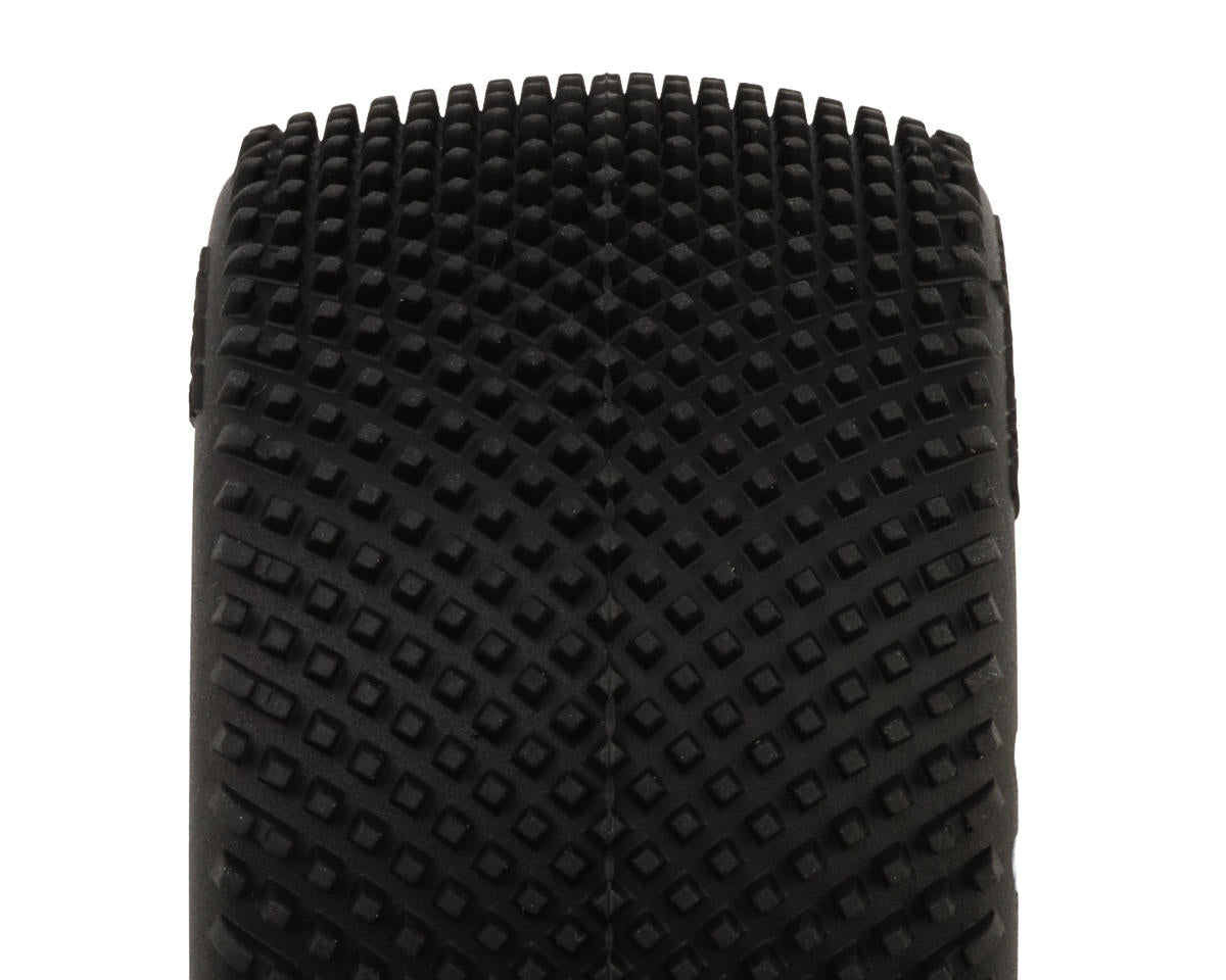 Pro-Motion Checkmate LP 2.2" Pre-Mounted Rear Buggy Carpet Tires (White) (2)