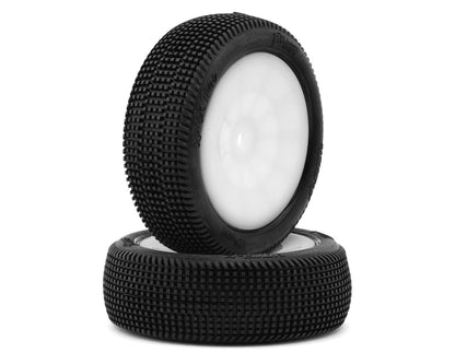 Pro-Motion Quicktime 2.2'' Front 2WD Pre-Mounted Buggy Tires (White) (2) (T2)