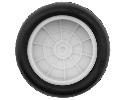Pro-Motion Slick 4WD Pre-Mounted 2.2'' Front Buggy Tires (White) (2)