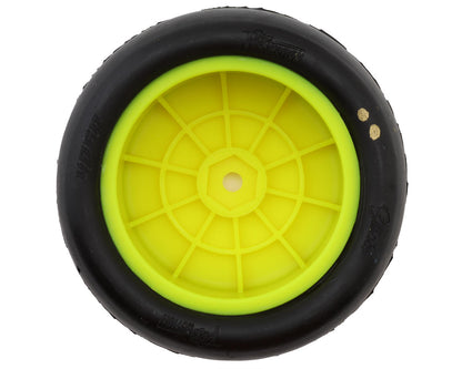 Pro-Motion Slick 4WD Pre-Mounted 2.2'' Front Buggy Tires (Yellow) (2)