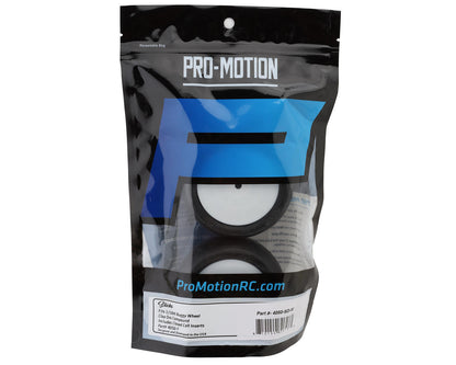 Pro-Motion Slick 4WD Pre-Mounted 2.2'' Front Buggy Tires (White) (2)