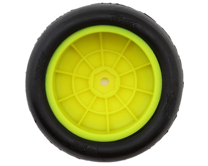 Pro-Motion Slick 4WD Pre-Mounted 2.2'' Front Buggy Tires (Yellow) (2)