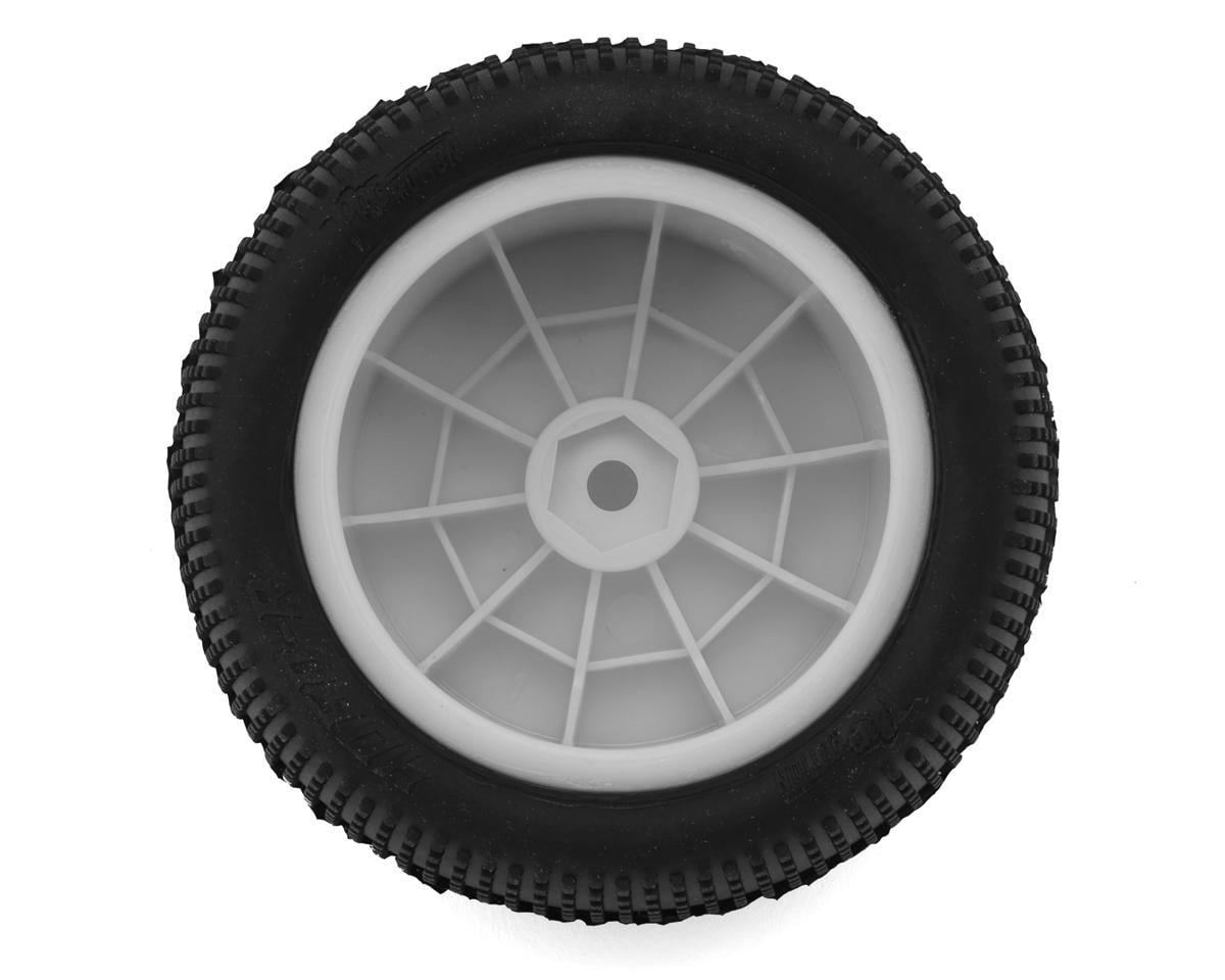 Pro-Motion Talon 2.2" 1/10 2WD Pre-Mounted Rear Buggy Tires (White) (T1)