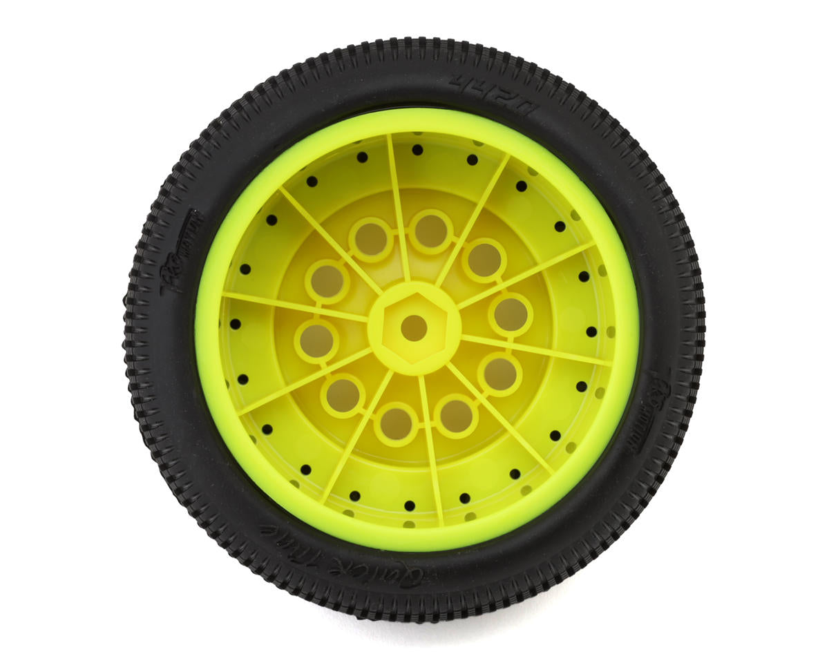 Pro-Motion Quicktime SCT 2.2" Short Course Pre-Mounted Tires (Yellow) (2) (T1)