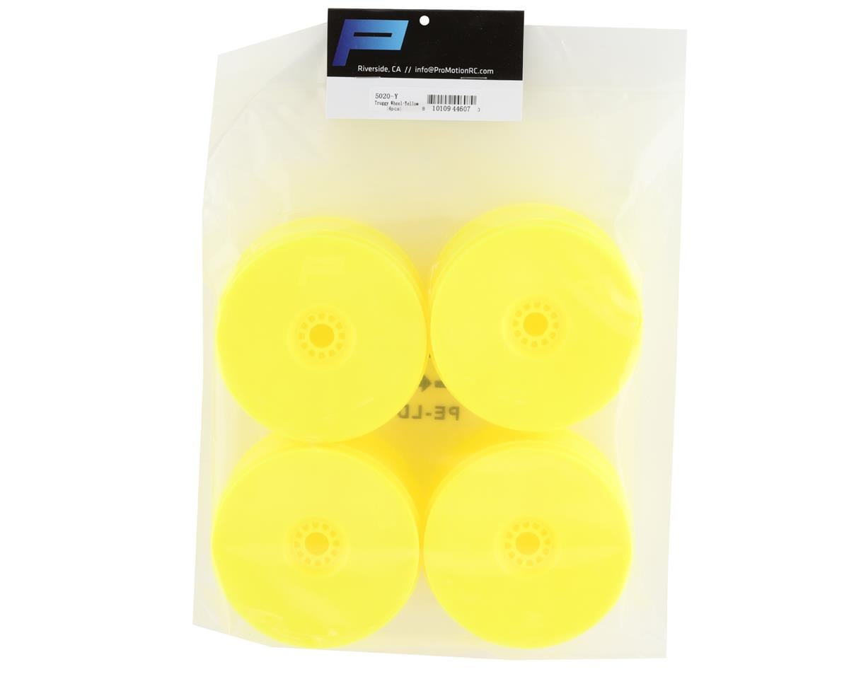 Pro-Motion 1/8 Truggy Wheel (Yellow) (4)