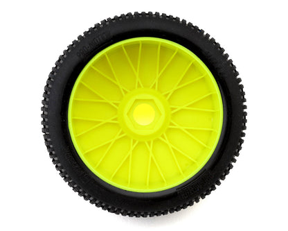 Pro-Motion Spitfire 1/8 Buggy Pre-Mount Tires (Yellow) (2)