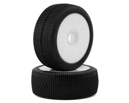 Pro-Motion Raptor 1/8 Buggy Pre-Mount Tires (White) (2) (T4)