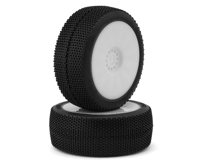 Pro-Motion Talon 1/8 Buggy Pre-Mount Tires (White) (2) (Super Soft)